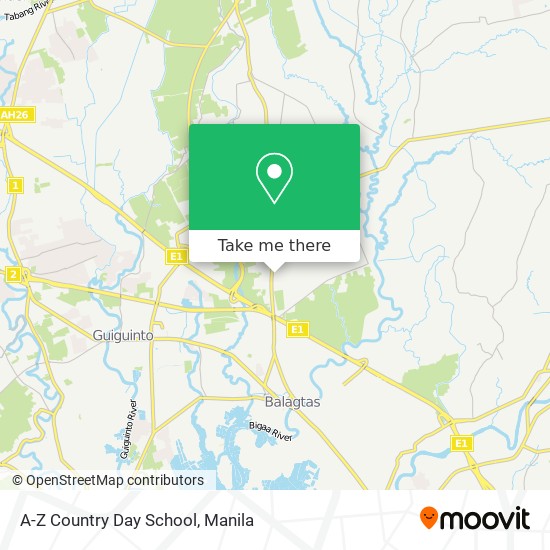 A-Z Country Day School map