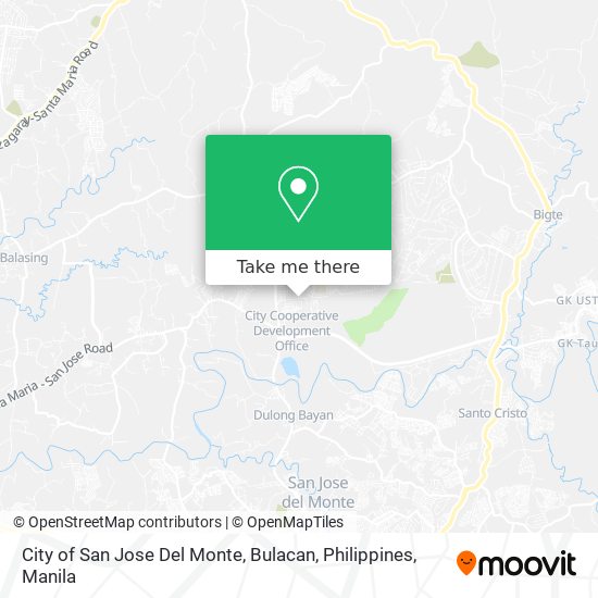 City of San Jose Del Monte, Bulacan, Philippines map