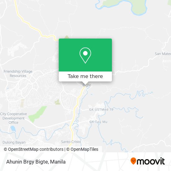 Ahunin Brgy Bigte map