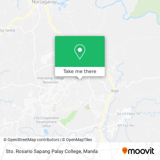 Sto. Rosario Sapang Palay College map