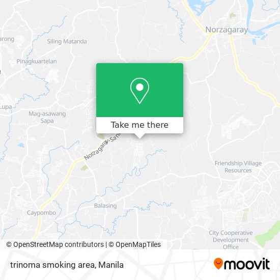 trinoma smoking area map