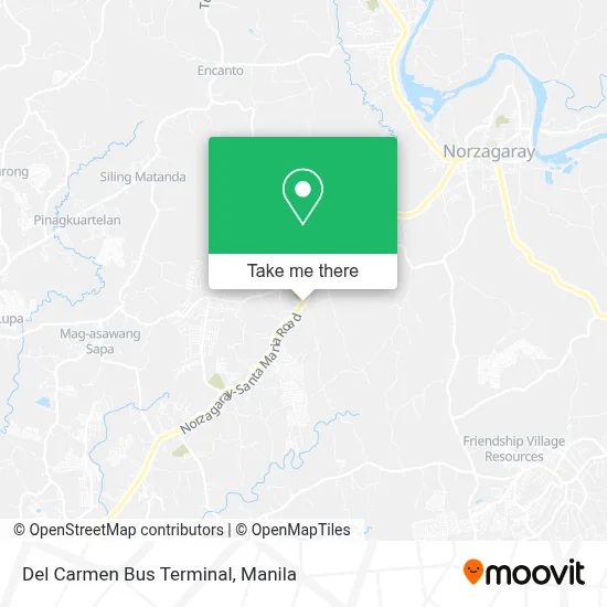 Del Carmen Bus Terminal map