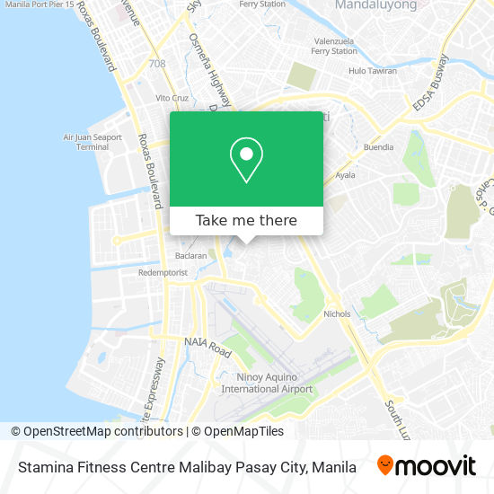 Stamina Fitness Centre Malibay Pasay City map