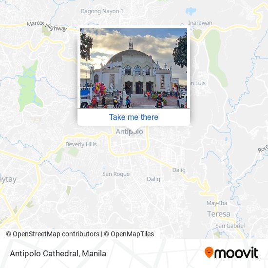 Antipolo Cathedral map