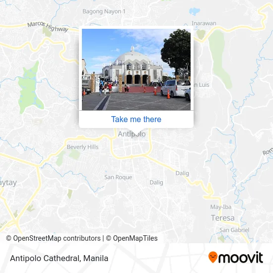 Antipolo Cathedral map
