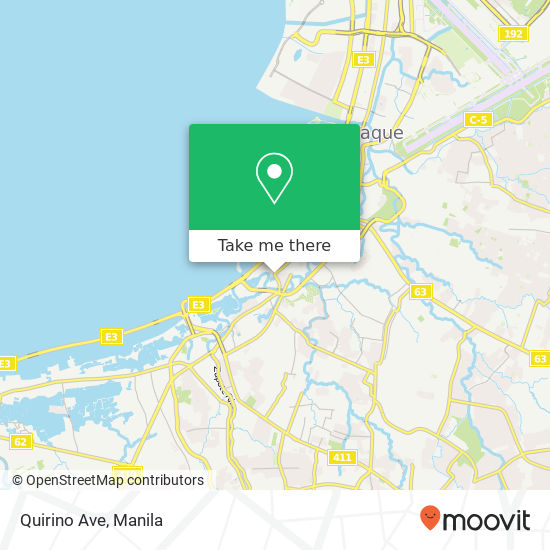 Quirino Ave map