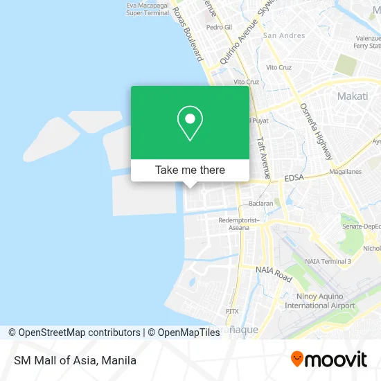 SM Mall of Asia map