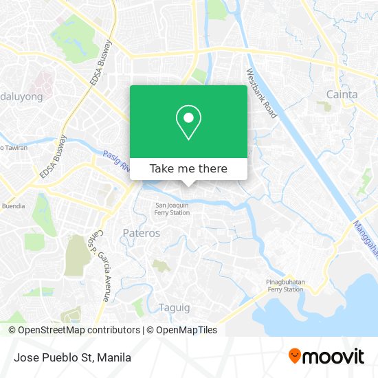 Jose Pueblo St map