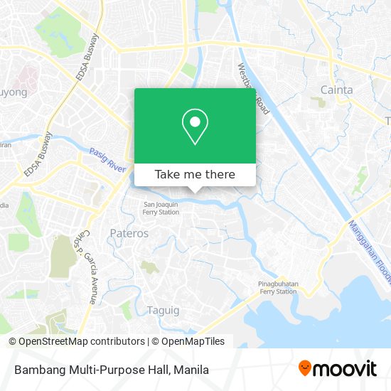 Bambang Multi-Purpose Hall map