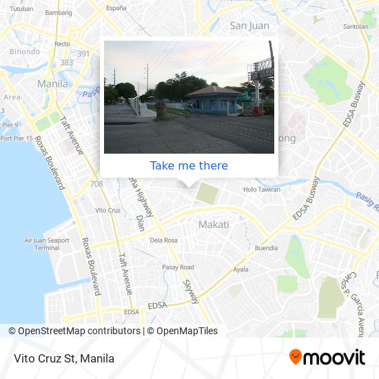 How to get to Vito Cruz St in Makati City by Bus or Train