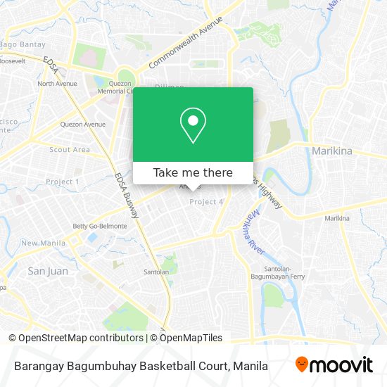 Barangay Bagumbuhay Basketball Court map