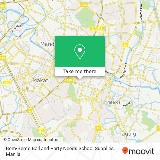 Bem-Bem's Ball and Party Needs School Supplies map