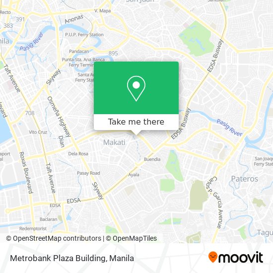 Metrobank Plaza Building map