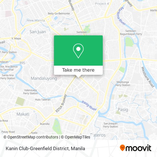 Kanin Club-Greenfield District map