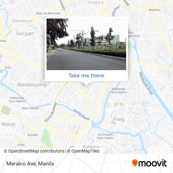 Meralco Ave map