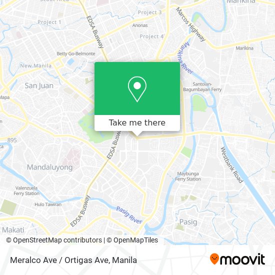 Meralco Ave / Ortigas Ave map