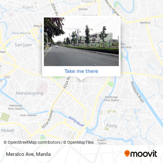 Meralco Ave map