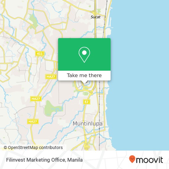 Filinvest Marketing Office map