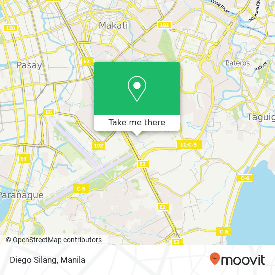 Diego Silang map