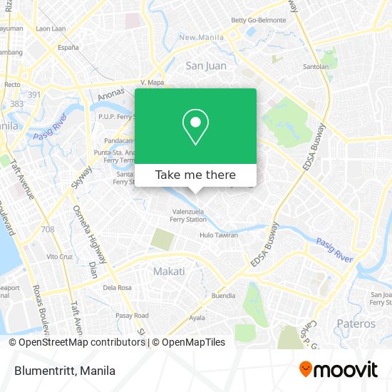 Blumentritt map