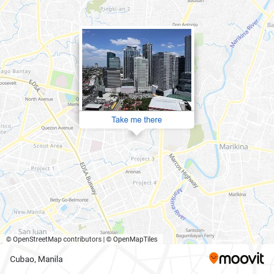 Cubao map