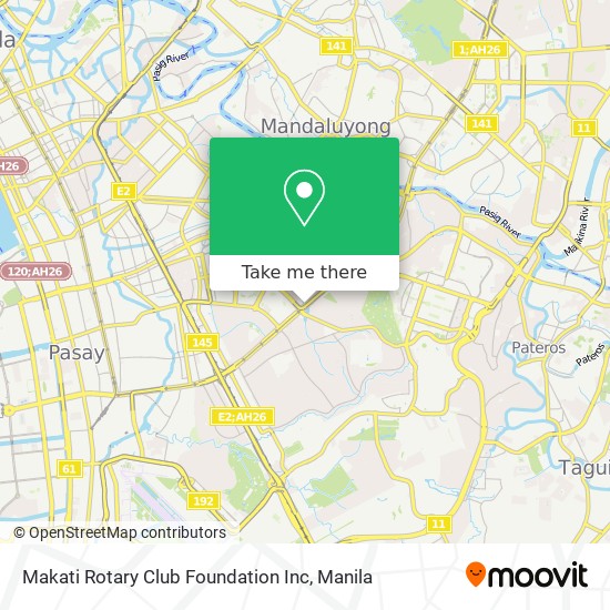 Makati Rotary Club Foundation Inc map