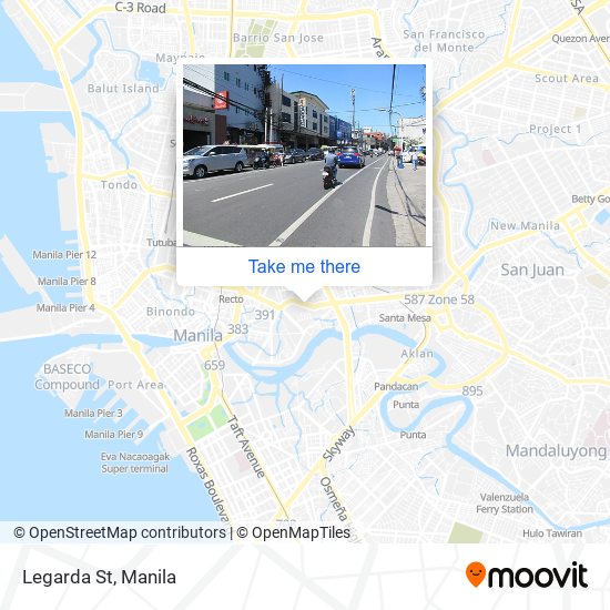 Legarda St map