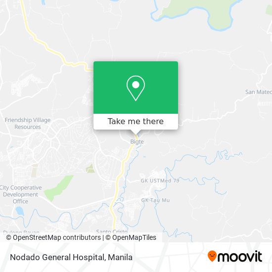 Nodado General Hospital map