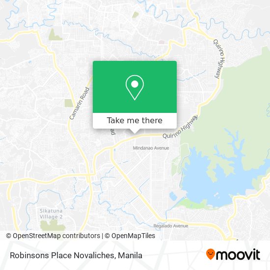 Robinsons Place Novaliches map