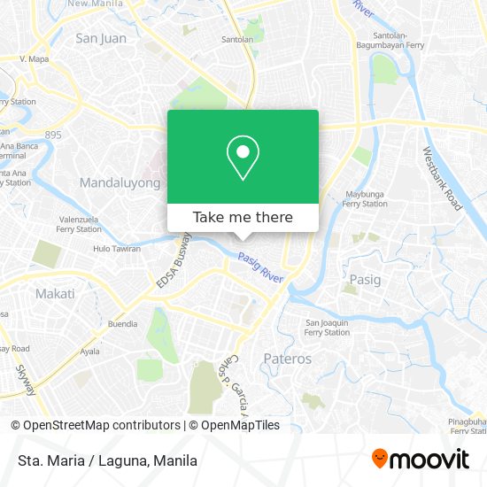 Sta. Maria / Laguna map