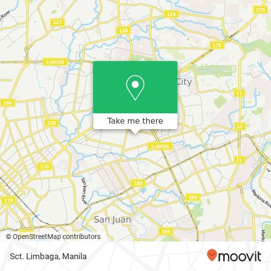 Sct. Limbaga map
