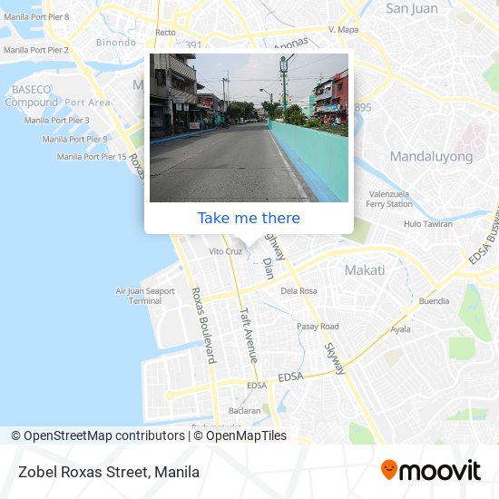 Zobel Roxas Street map