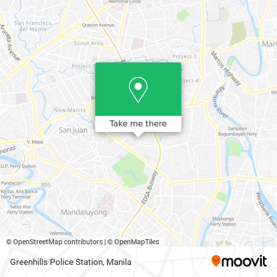 Greenhills Police Station map