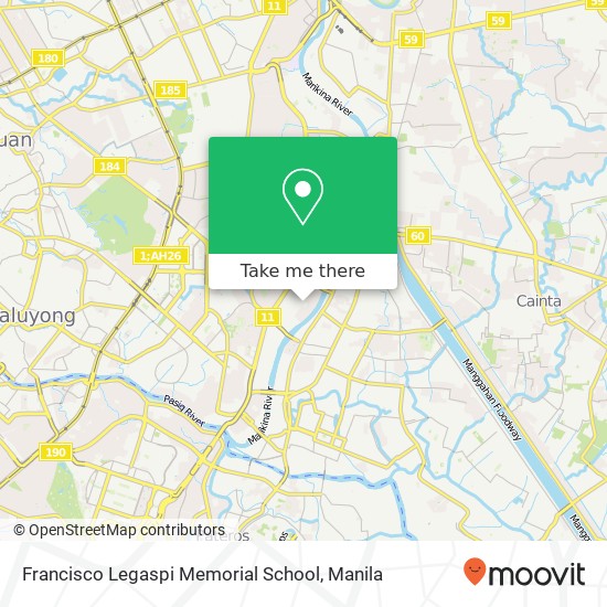 Francisco Legaspi Memorial School map