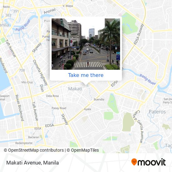 Makati Avenue map