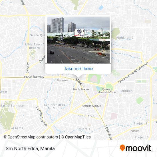 Sm North Edsa map