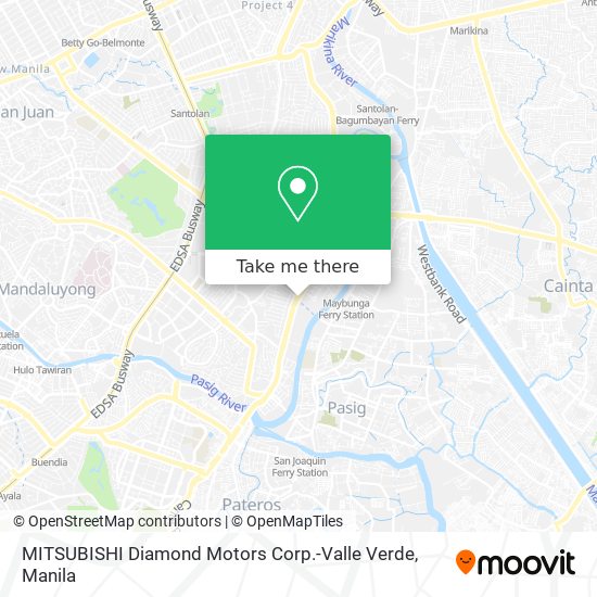 MITSUBISHI Diamond Motors Corp.-Valle Verde map