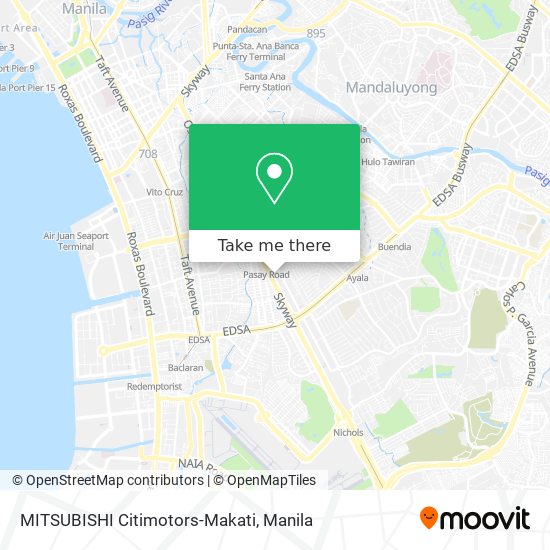 MITSUBISHI Citimotors-Makati map