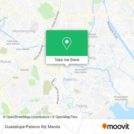 Guadalupe-Pateros Rd map