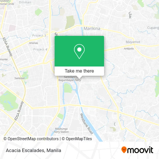 Acacia Escalades map