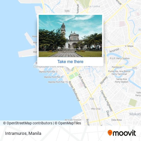 Intramuros map