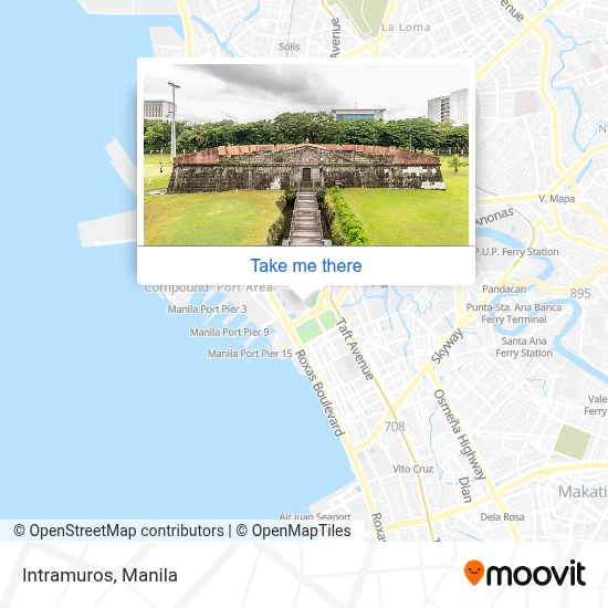 Intramuros map
