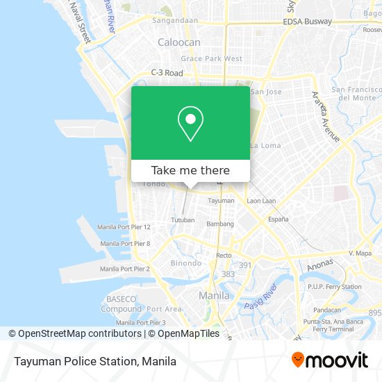 Tayuman Police Station map