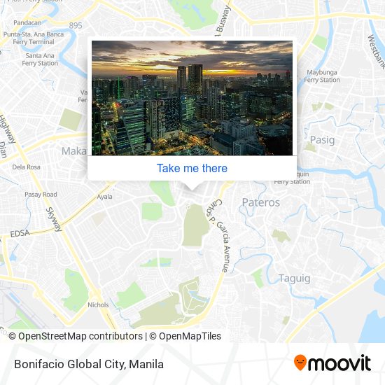 Bonifacio Global City map