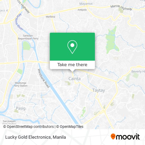 Lucky Gold Electronics map