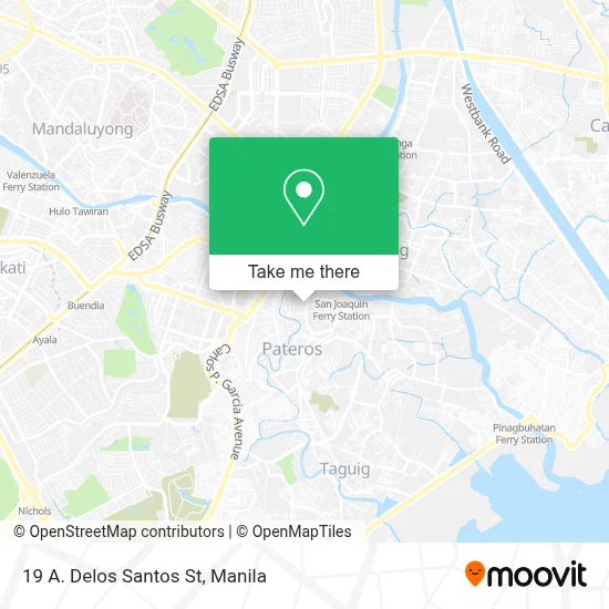 19 A. Delos Santos St map