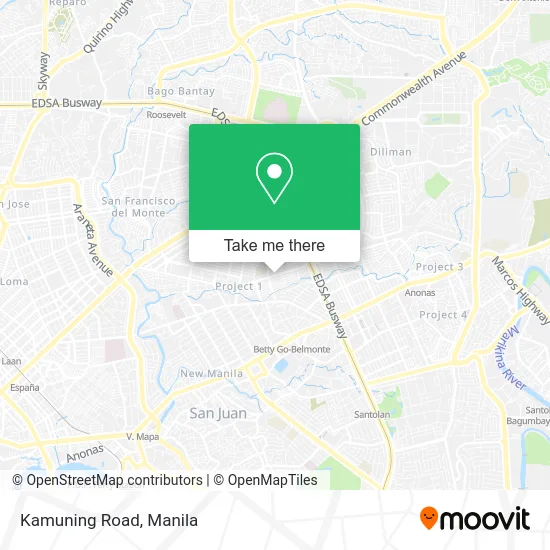 Kamuning Quezon City Map How To Get To Kamuning Road In Quezon City By Bus Or Train?