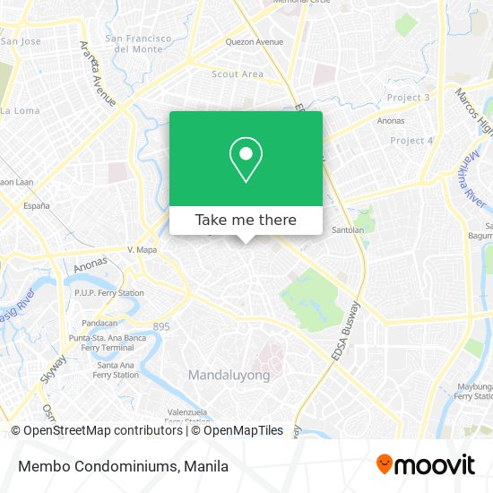Membo Condominiums map