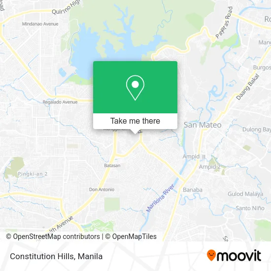 Constitution Hills map