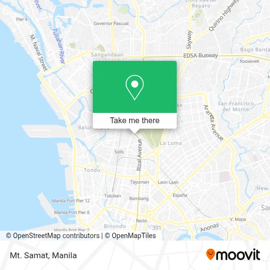 Mt. Samat map